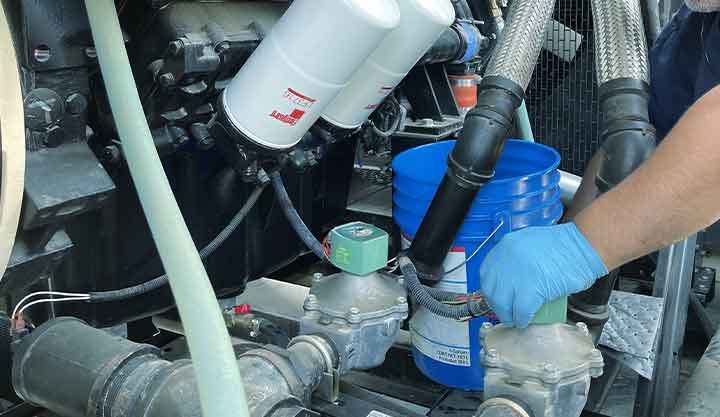 how often change generator oil UAE